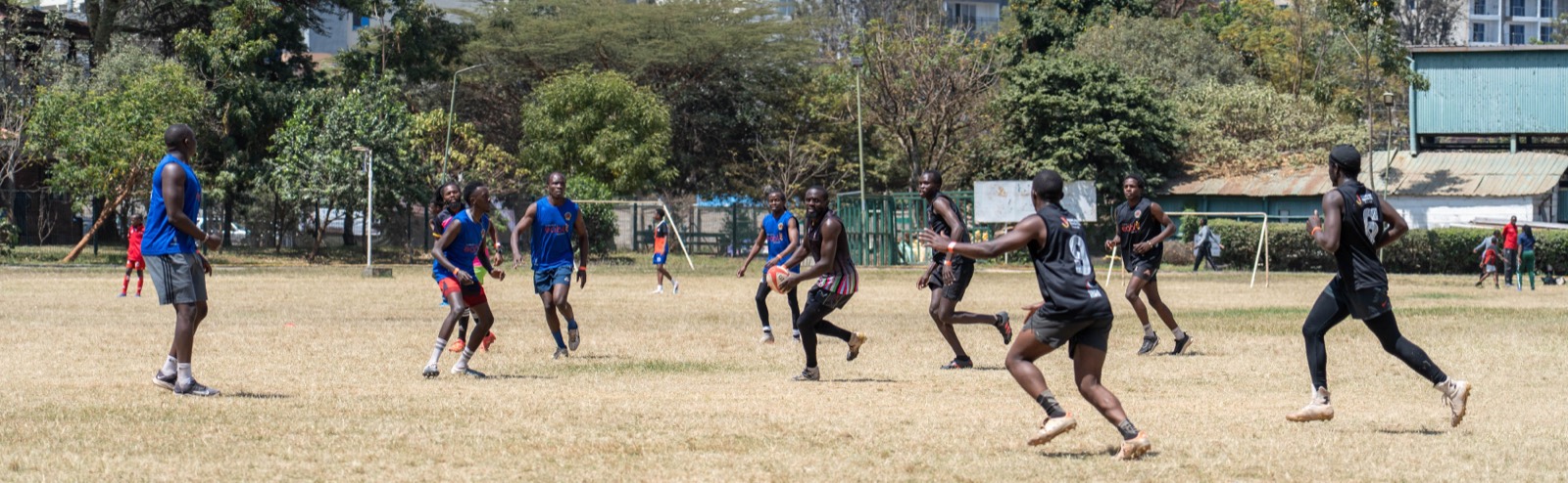 Players in action at the Parklands Touch Rugby Classic